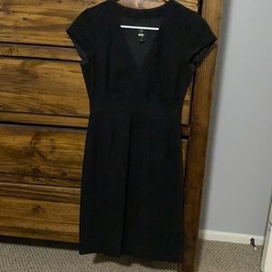 J Crew black suit dress